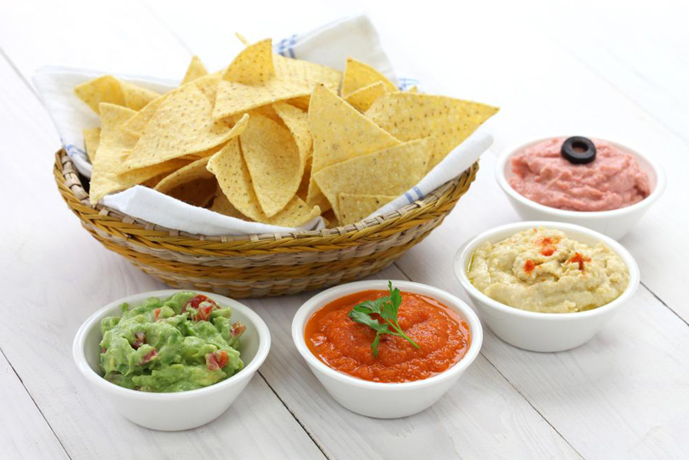 Different types of salsa for your nachos